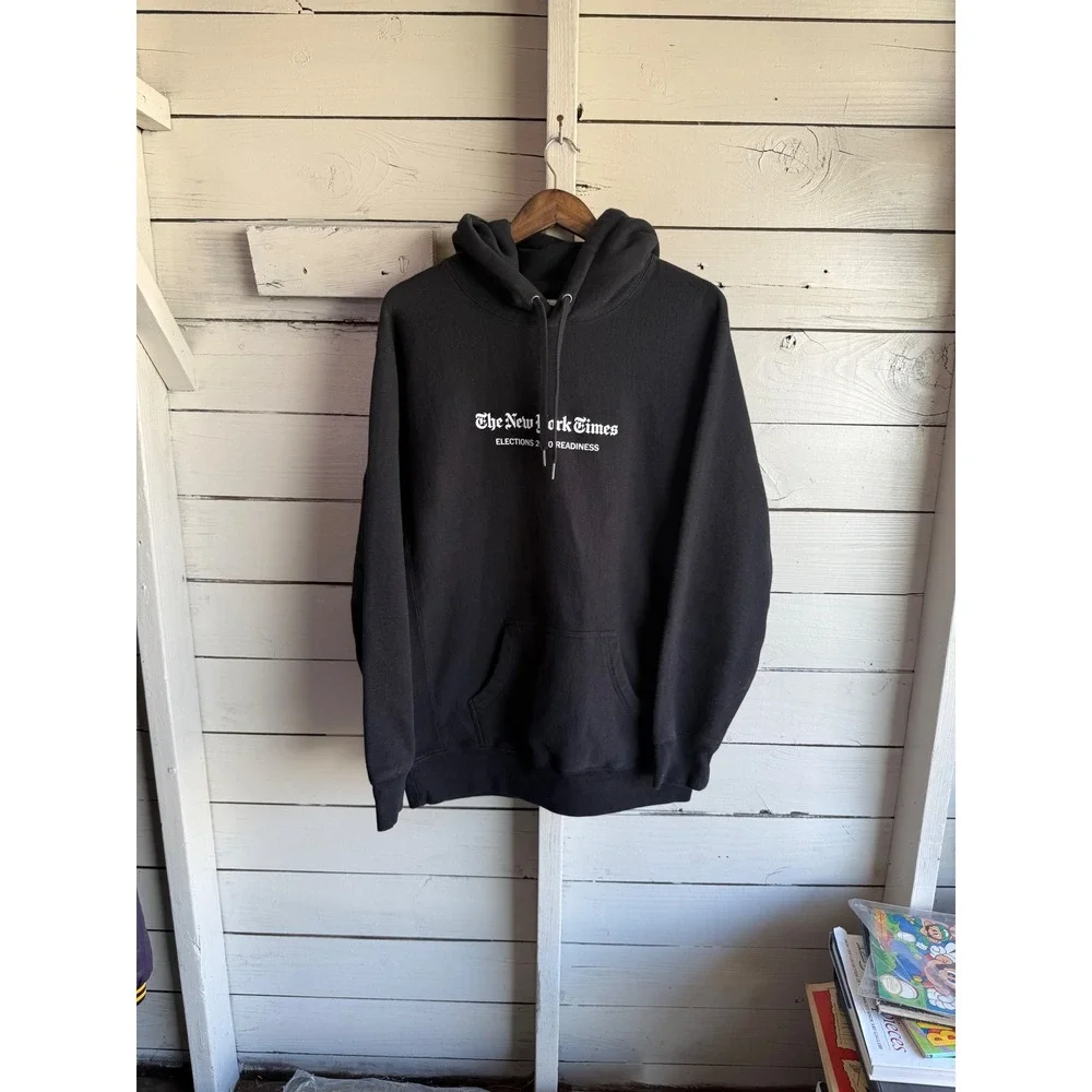The New York Times Elections 2020 Readiness Hoodie Black Independent Trading Co